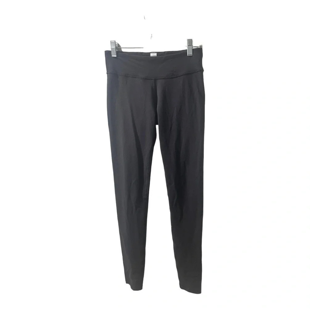 ivivva By Lululemon, Girls Size 14 Full Length Black Leggings.